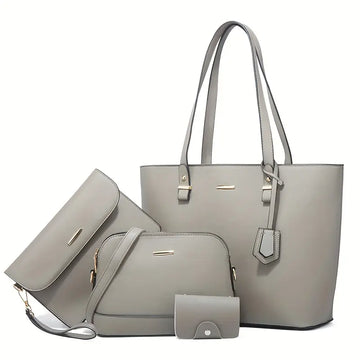 Micro 4Pc's Handbag - Gray
